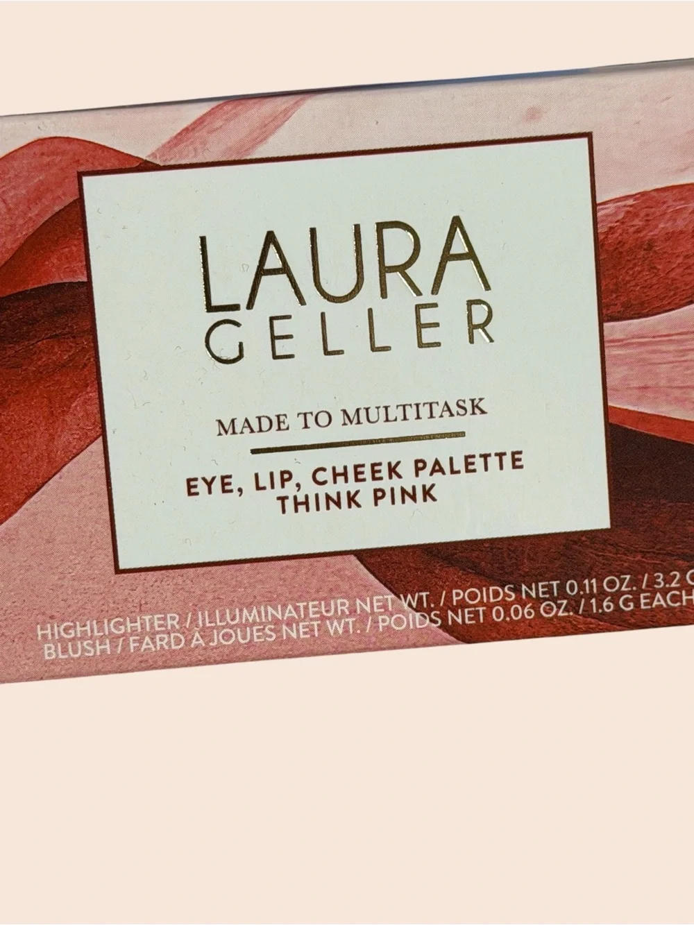 Laura Geller Made to Multitask Cream Trio Palette in THINK PINK
